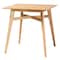 Baxton Studio Leena Mid-Century Modern Natural Oak Finished Wood Counter Height Pub Table 234-13286-ZORO - alternate 1